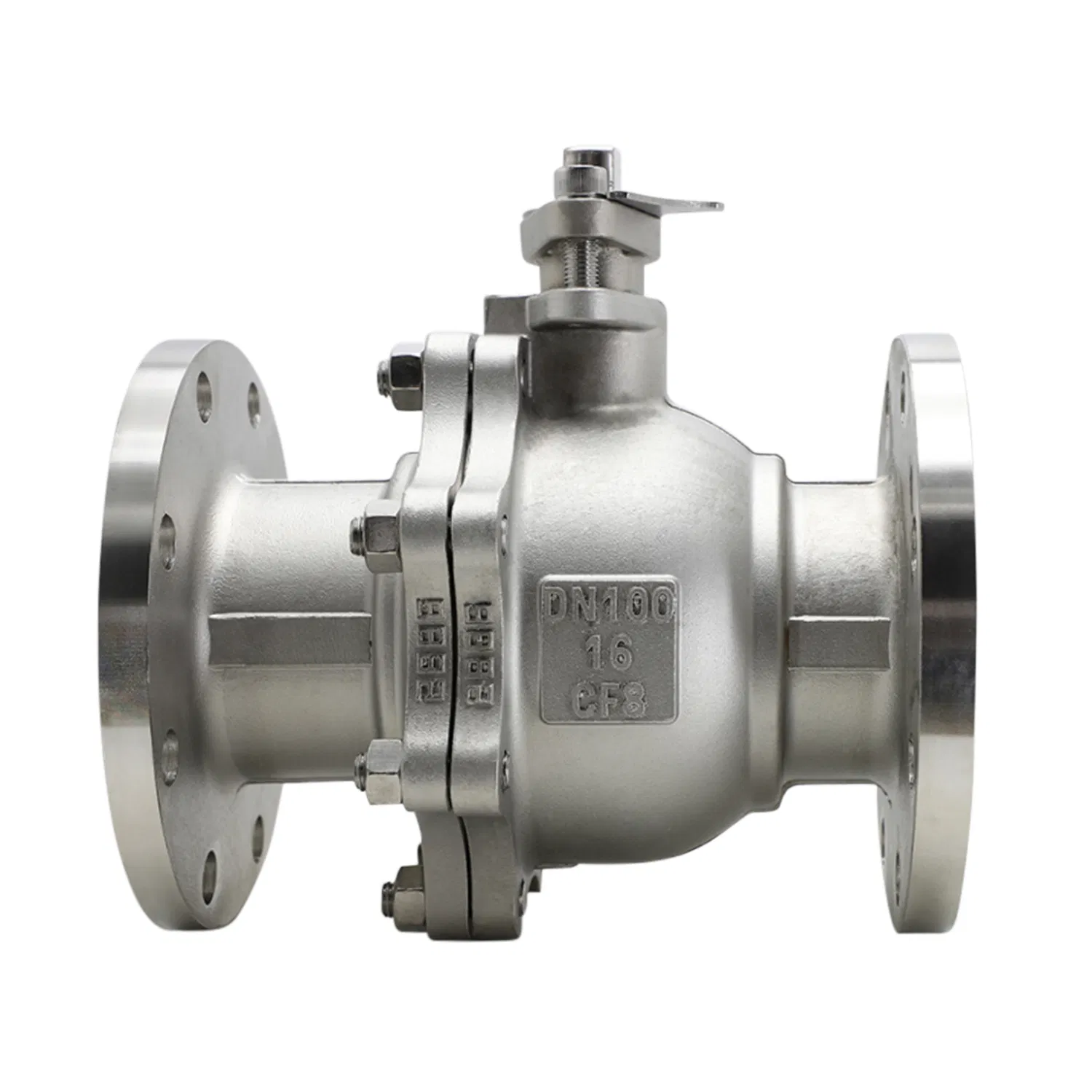 Cast Steel Ball Valve Flanged Handle